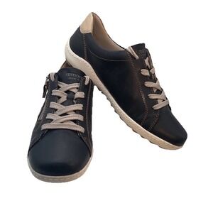 Remonte Shoes 39 Black R1432 Liv 32 Casual Sneakers Leather Comfort Lace Up Zip